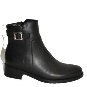 New! La Canadienne Women's Carlee Bootie Black Leather Size 8 DD530